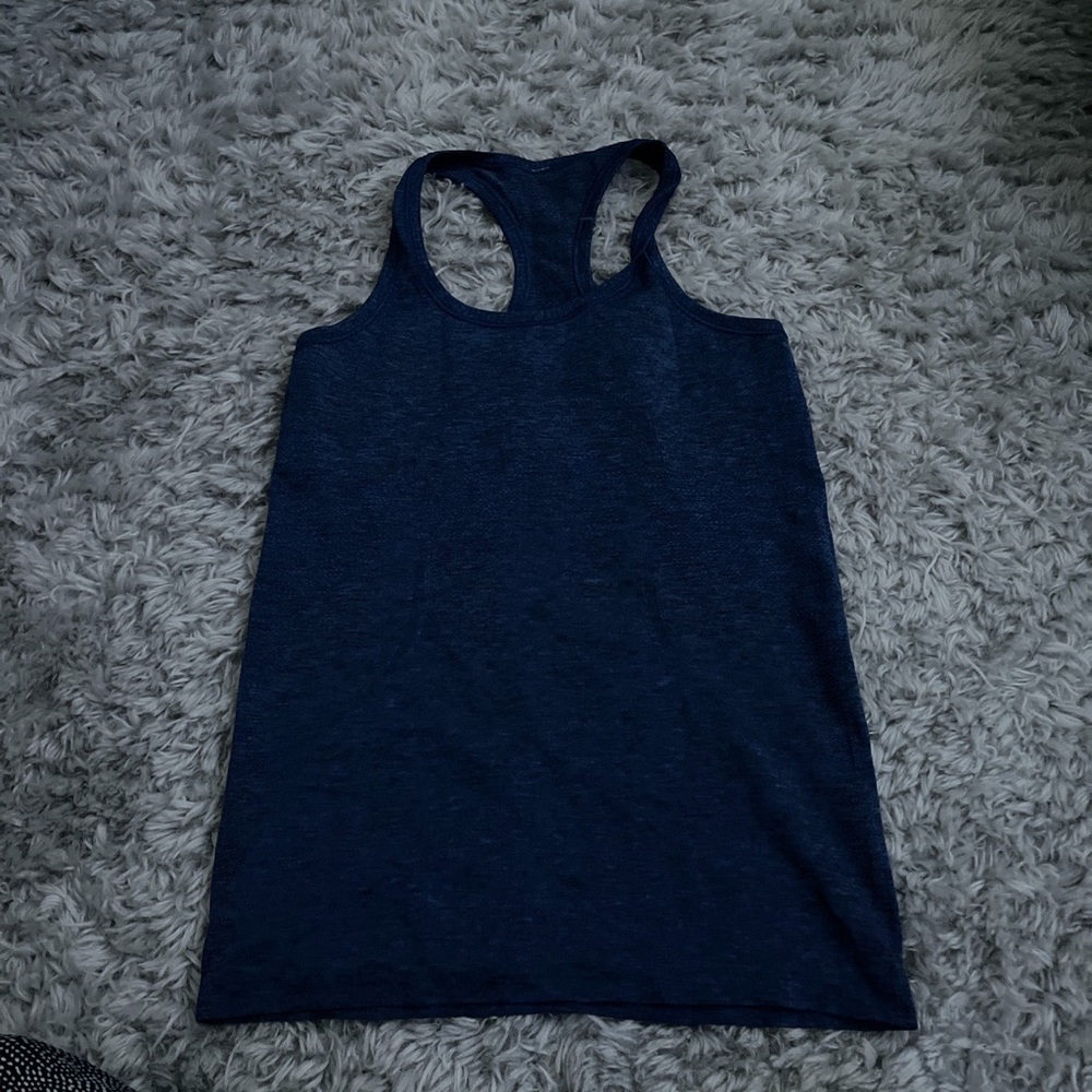 Blue Lululemon tank